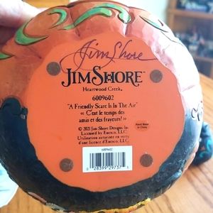 Jim Shore SIGNED Halloween basket